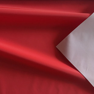 柔软尼丝纺红色乐鱼在线官网布