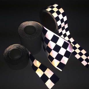 亮银TC乐鱼在线官网布印刷方格 安全警示服用方格乐鱼在线官网带