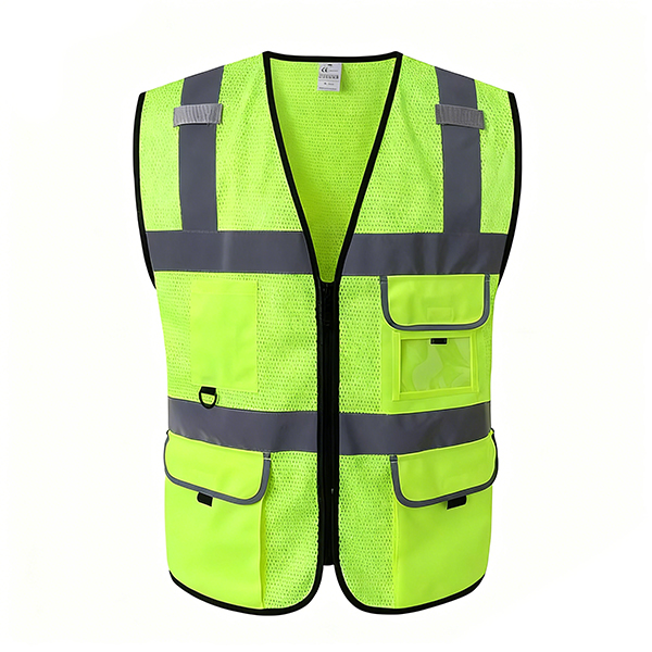 网布透气乐鱼在线官网背心施工交通安全荧光骑行马甲