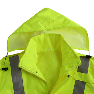 港式交通路政乐鱼在线官网雨衣多口袋可印刷