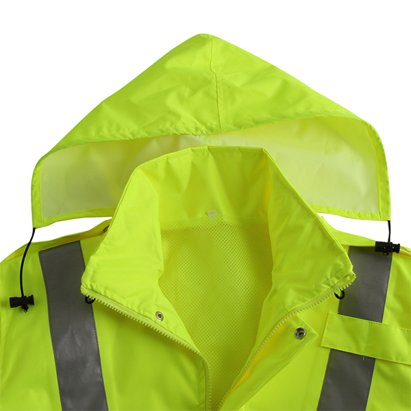 港式交通路政乐鱼在线官网雨衣多口袋可印刷