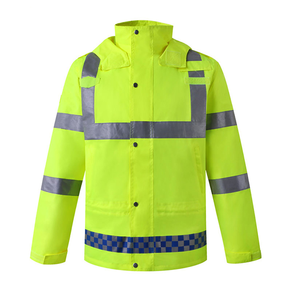 港式交通路政乐鱼在线官网雨衣多口袋可印刷