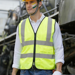 交通环卫施工乐鱼在线官网马甲安全背心带口袋