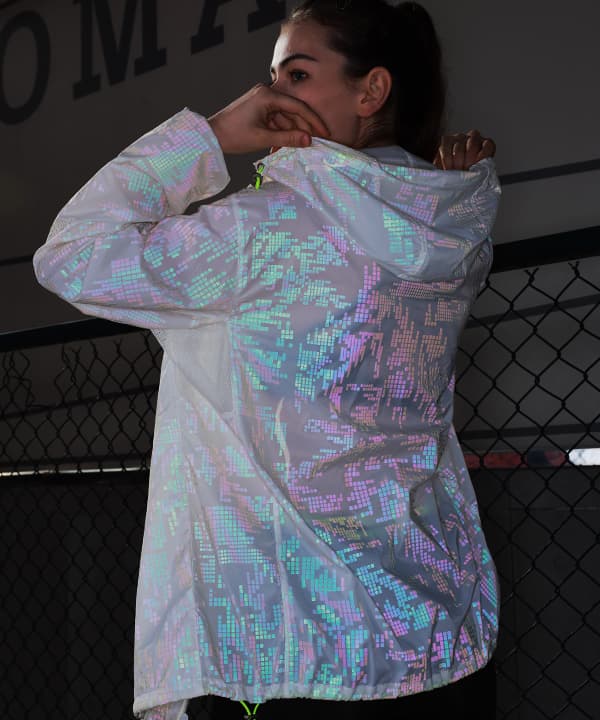 轻盈印花乐鱼在线官网户外休闲外套