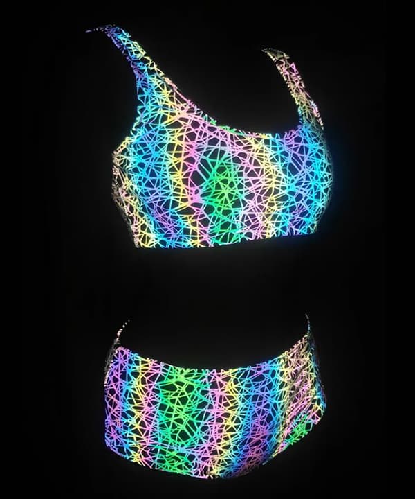 五彩印花乐鱼在线官网比基尼