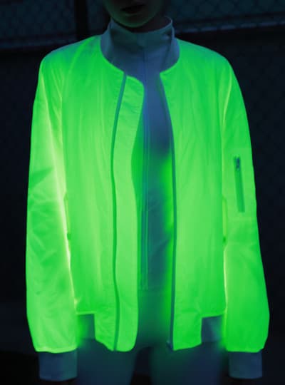 夜跑运动服饰夜光乐鱼在线官网面料