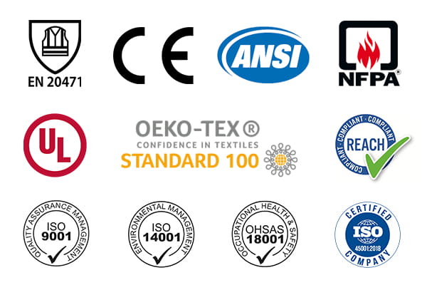 乐鱼在线官网证书EN20471证书